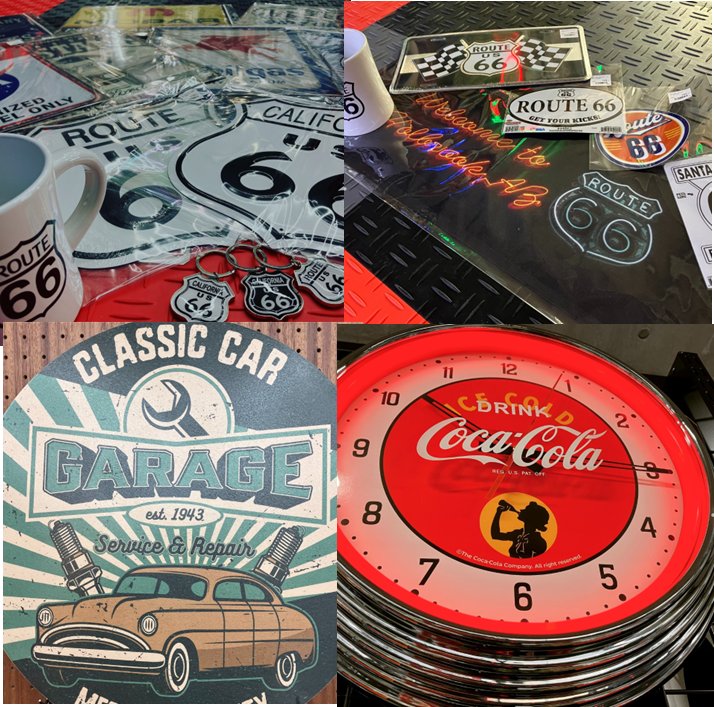 アメリカングッズが彩る世界観